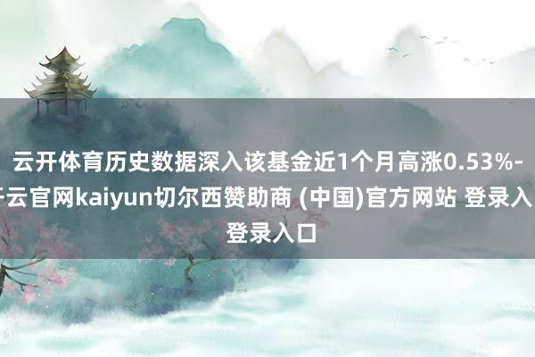 云开体育历史数据深入该基金近1个月高涨0.53%-开云官网kaiyun切尔西赞助商 (中国)官方网站 登录入口