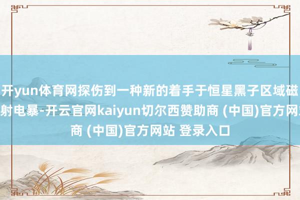 开yun体育网探伤到一种新的着手于恒星黑子区域磁场的毫秒级射电暴-开云官网kaiyun切尔西赞助商 (中国)官方网站 登录入口