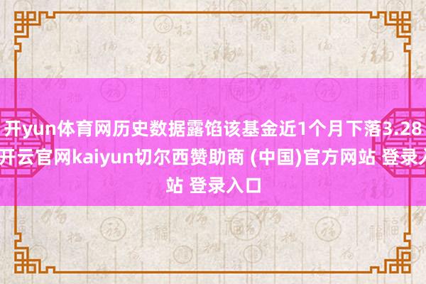 开yun体育网历史数据露馅该基金近1个月下落3.28%-开云官网kaiyun切尔西赞助商 (中国)官方网站 登录入口