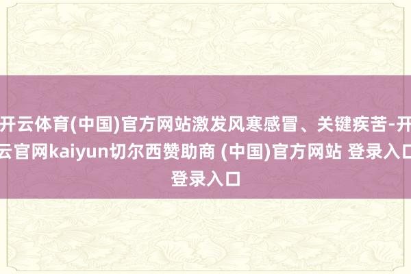 开云体育(中国)官方网站激发风寒感冒、关键疾苦-开云官网kaiyun切尔西赞助商 (中国)官方网站 登录入口